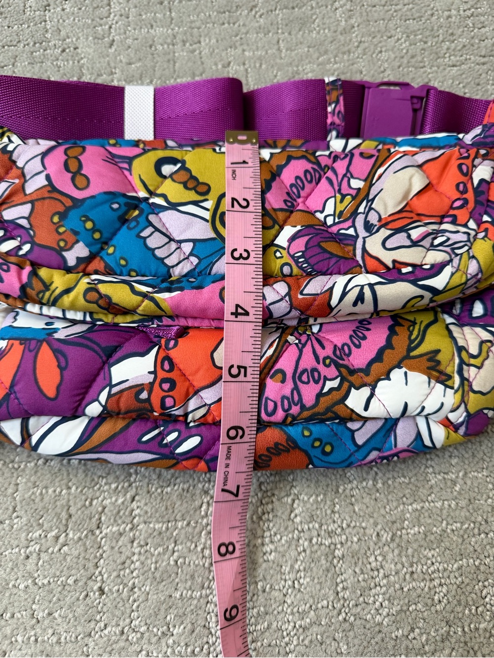 Vera Bradley set - Westover Hybrid Backpack & Portnoy Belt Bag - Flutter print - Picture 5 of 16